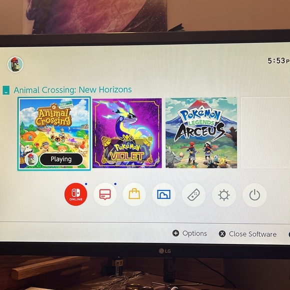 Gray Nintendo Switch With Games - Picture 6 of 9